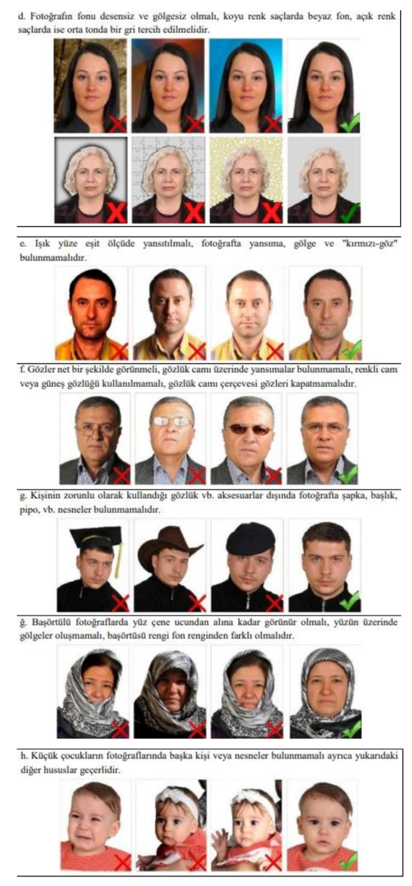 Biyometrik Fotoğraf Örneği 2