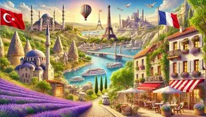 Türkiye'den Fransa'ya Seyahat: Avrupa'nın Kalbi