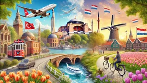 Türkiye'den Hollanda'ya Seyahat: Avrupa'nın Renkli Ülkesi