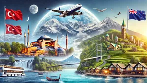 Türkiye'den Yeni Zelanda'ya Seyahat: Pasifik'in Doğal Güzellikleri